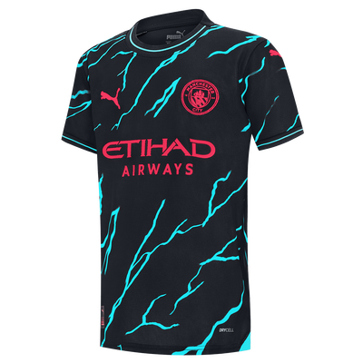 Camiseta infantil de la 3ª Equipación del Manchester City 2023/24