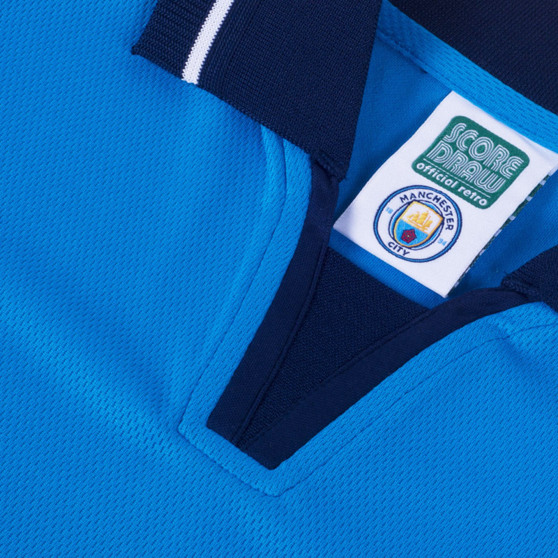 MCFC 2001 HOME RETRO SHIRT - blue