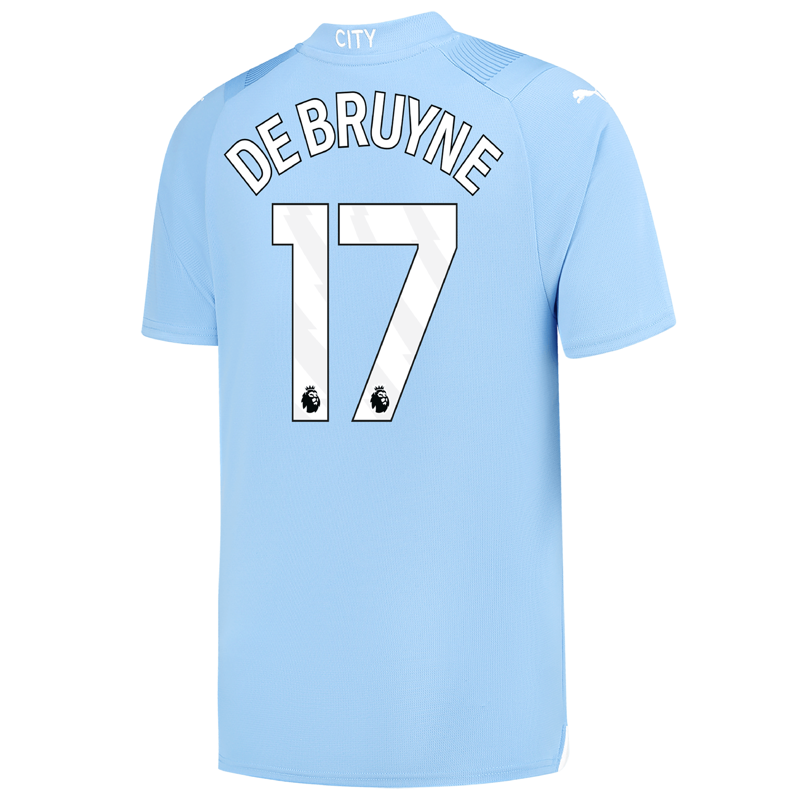 Latijns Peru barrière Manchester City Home Jersey 2023/24 with DE BRUYNE 17 printing | Official  Man City Store
