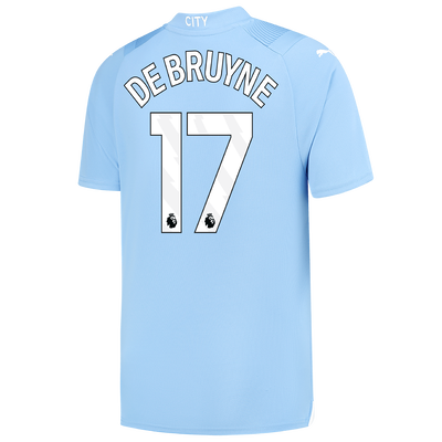 Manchester City Home Jersey 2023/24 with DE BRUYNE 17 printing