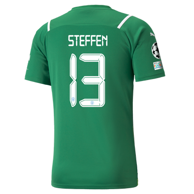 Manchester City Goalkeeper Shirt 21/22 with Zack Steffen printing
