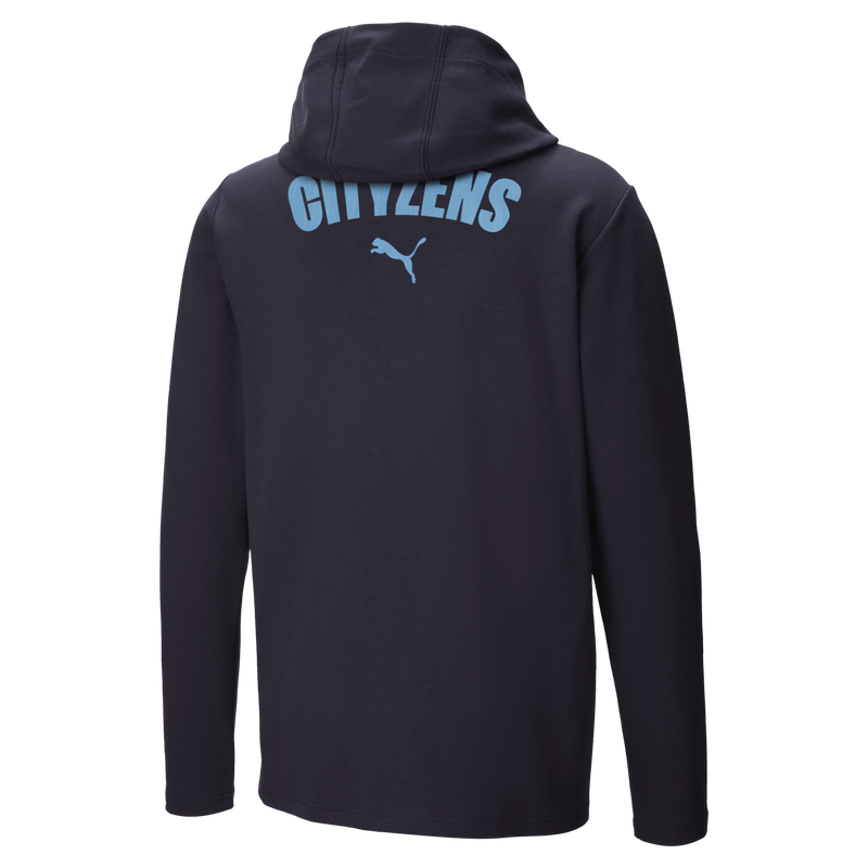 MCFC LW MENS CASUALS HOODED JKT - navy