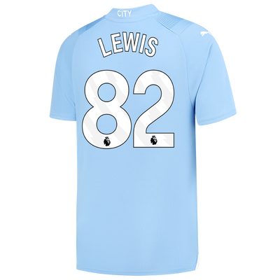Manchester City Heimtrikot 2023/24 mit LEWIS 82 Aufdruck