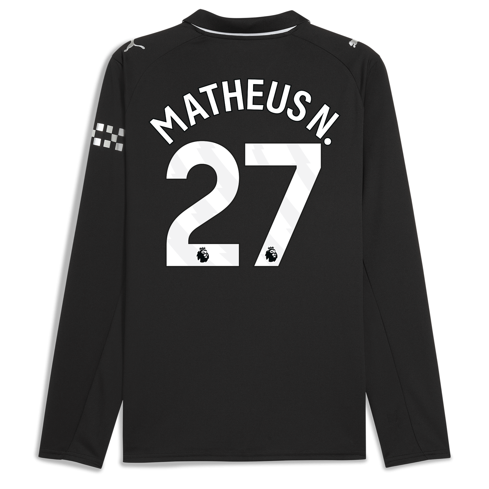 マンチェスター・シティ 2025/26 アウェイ 長袖 MATHEUS N. 27