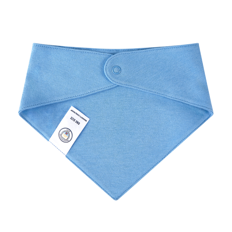 MCFC FW 24/25 BABY BIBS 2PACK - team light blue