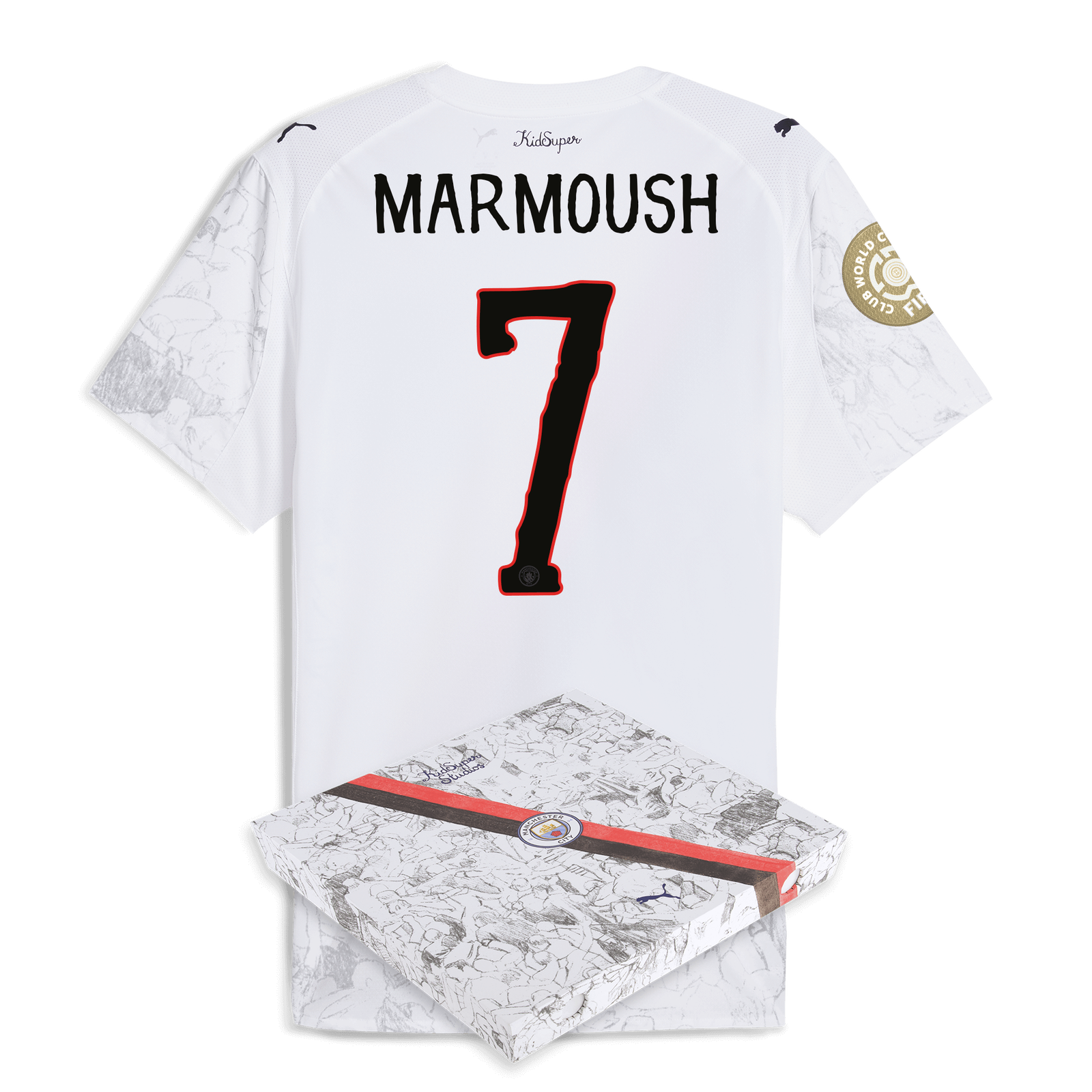 Manchester City KidSuper Authentic Jersey 2025/26 With MARMOUSH 7