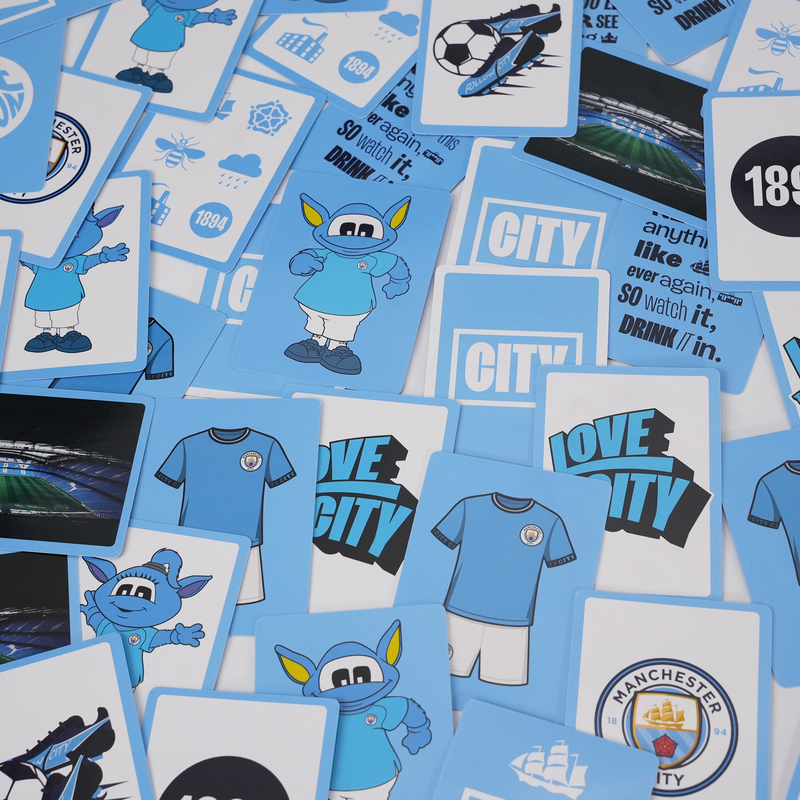 MCFC FW SNAP CARD GAME - blue