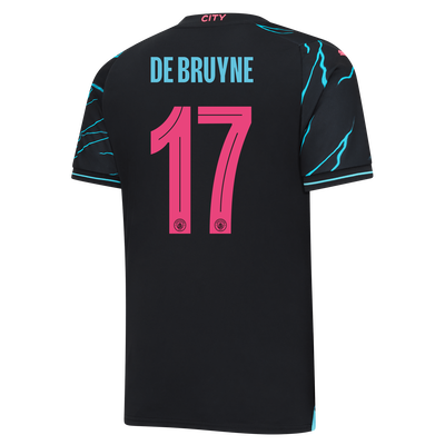 Camiseta 3ª Equipación Manchester City 2023/24 con estampado de DE BRUYNE 17