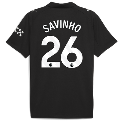 Manchester City Away Jersey 2025/26 With SAVINHO 26 Printing