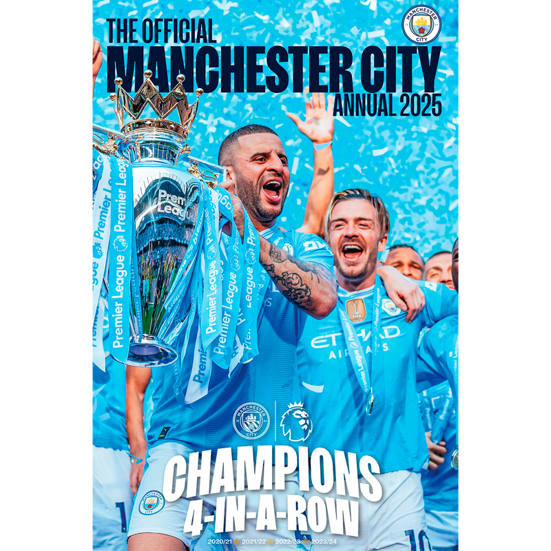 Manchester City 2025 Annual Official Man City Store