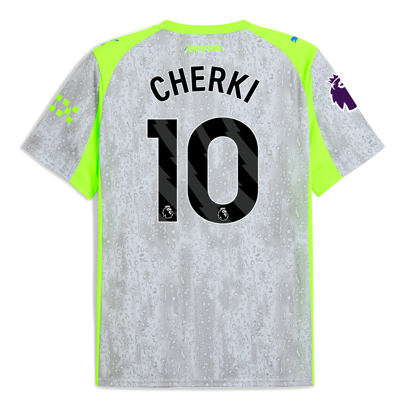 Manchester City Third Jersey 2025/26 With CHERKI 10 Printing