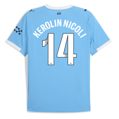 Manchester City Heimtrikot 2025/26 mit KEROLIN NICOLI 14 Aufdruck