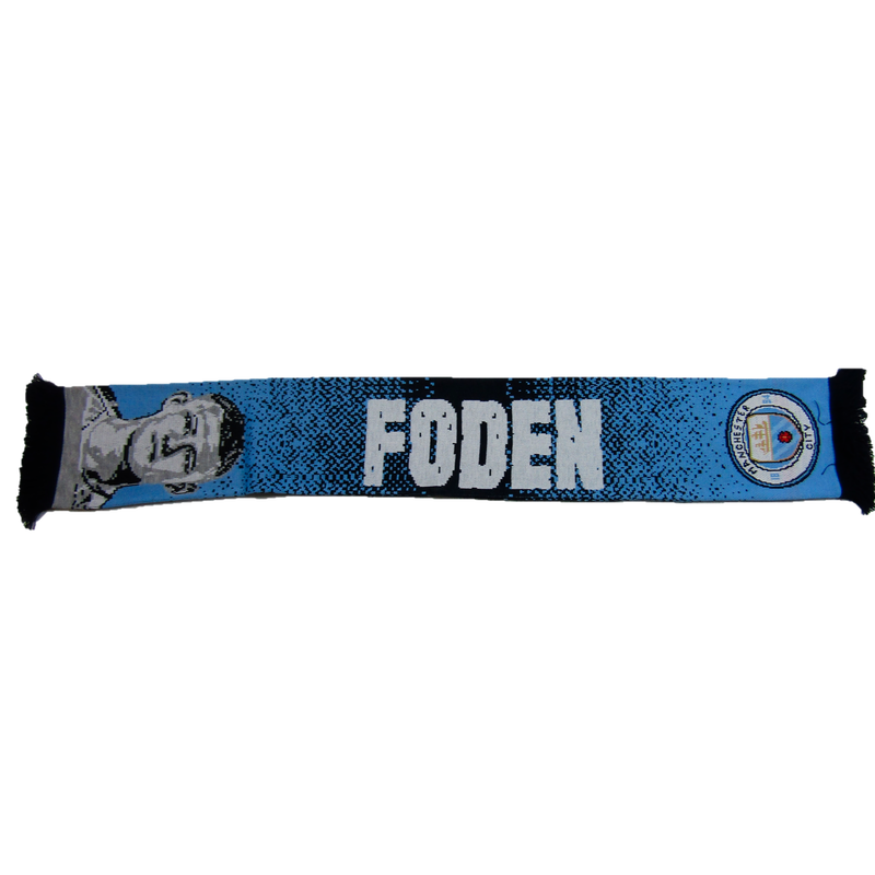 MCFC FW FODEN SCARF - blue