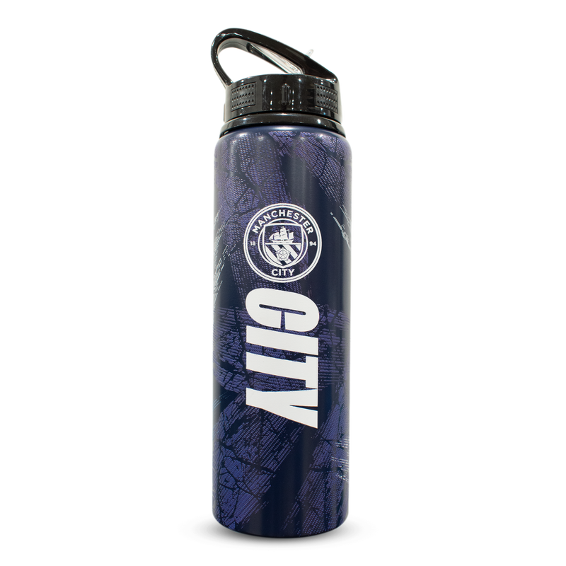 MCFC GRAPHIC 750ML BOTTLE - blue