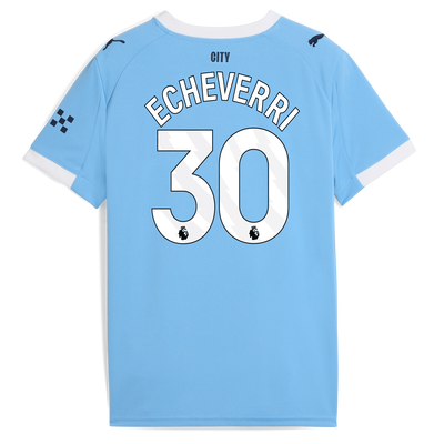 Kinder  Manchester City Heimtrikot 2025/26 mit ECHEVERRI 30 Aufdruck