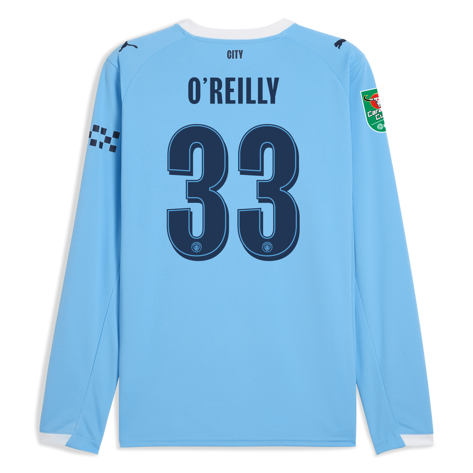 マンチェスター・シティ 2025/26 ズ ホームユニフォーム（長袖 O
