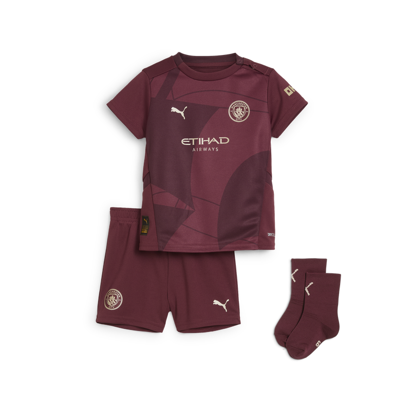 MCFC RP THIRD BABY KIT - burgundy