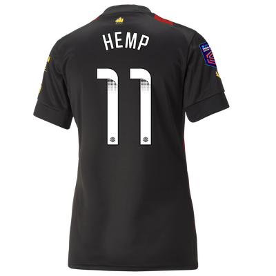 Women's Manchester City Away Jersey 2022/23 with HEMP 11 printing