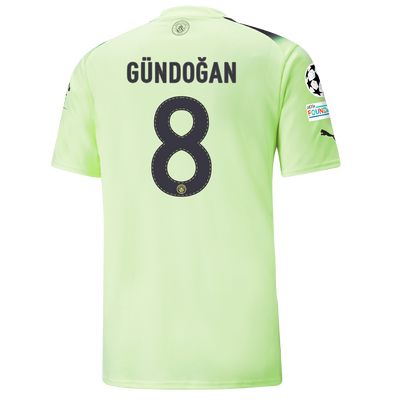 Camiseta 3ª Equipación Manchester City 2022/23 con estampado de GÜNDOĞAN 8