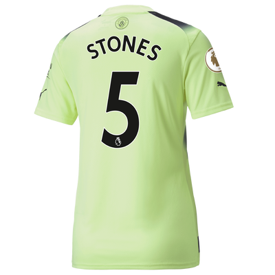 Women's Manchester City Third Jersey 2022/23 with STONES 5 printing