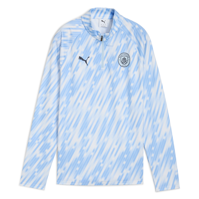 MCFC MW WMNS PREMATCH 1/4 ZIP TOP - blue