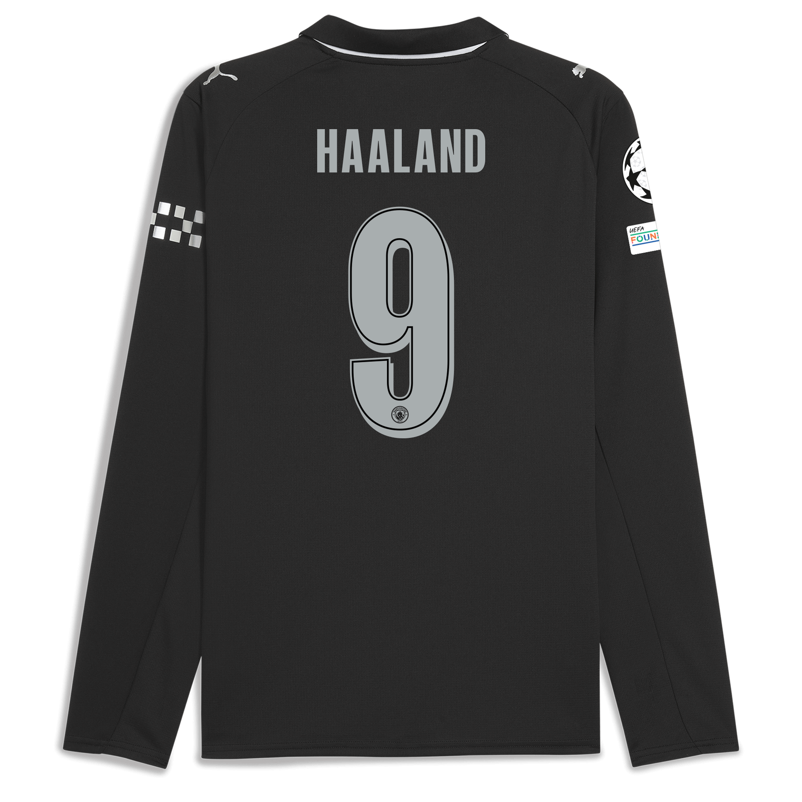 マンチェスター・シティ Haaland 9 シャツ　Mサイズ Manchester City Away Jersey 2025/26 With HAALAND 9 Printing