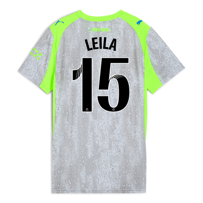 Womens' Manchester City Third Jersey 2025/26 With LEILA 15 Printing