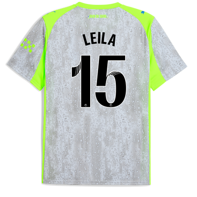 Manchester City Third Jersey 2025/26 With LEILA 15 Printing