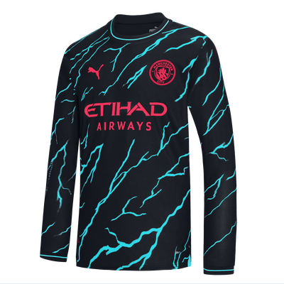 Camiseta de manga larga de la 3ª Equipación del Manchester City 2023/24