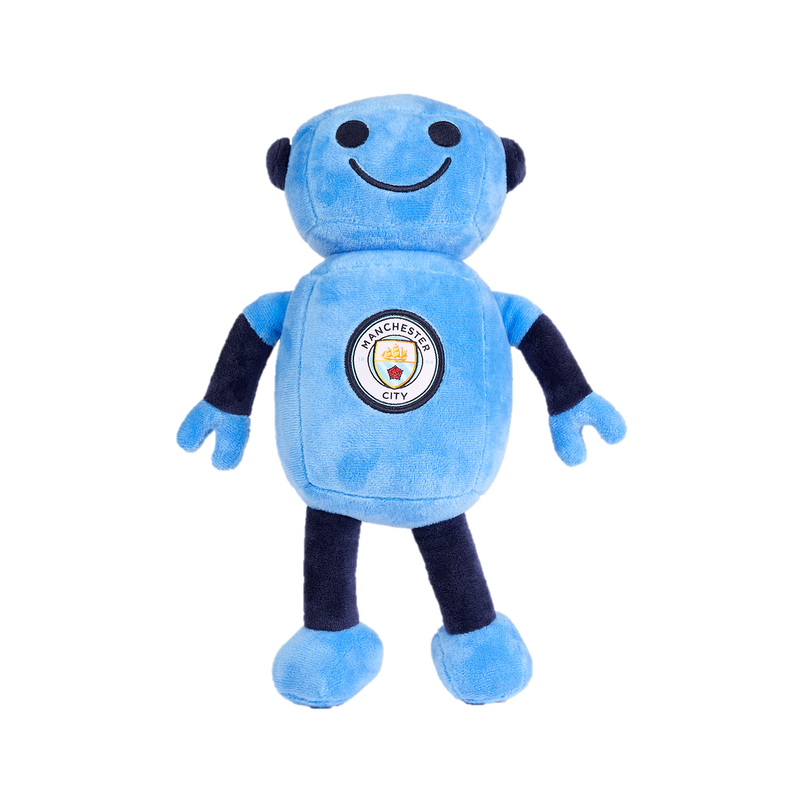 MCFC CITY ROBOT PLUSH - blue