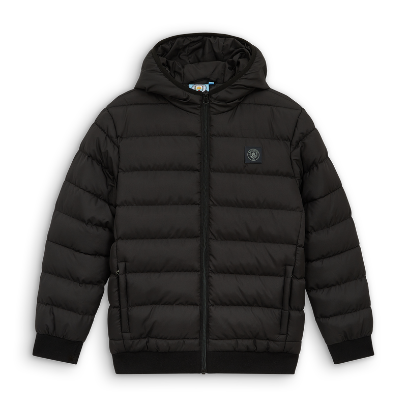 MCFC KIDS QUILTED JACKET - black