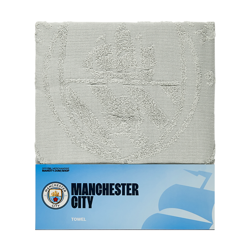 MCFC FW JACQUARD TOWEL - grey