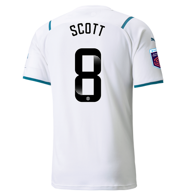 Manchester City Away Shirt 21/22 with Jill Scott printing