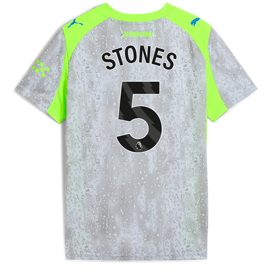 キッズ マンチェスター・シティ 2025/26 サード ユニフォーム（STONES 5 Printing入り）