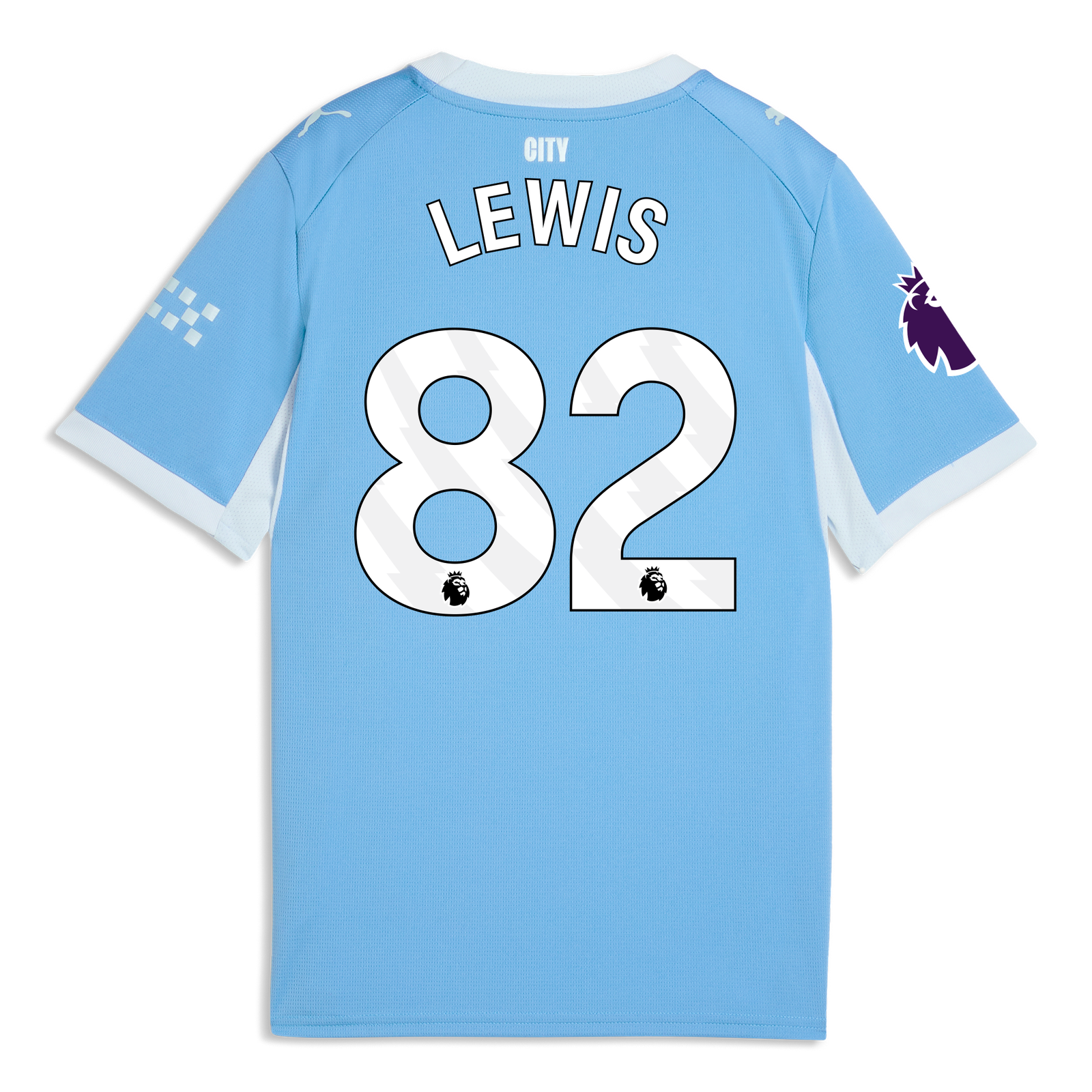 マンチェスター・シティ PUMA シャツ LEWIS 82 Kids' Manchester City Home Jersey 2026/27 With LEWIS 82 Printing