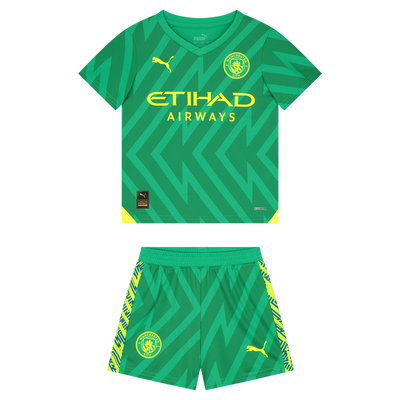 Kids' Manchester City Goalkeeper Mini Kit 2023/24