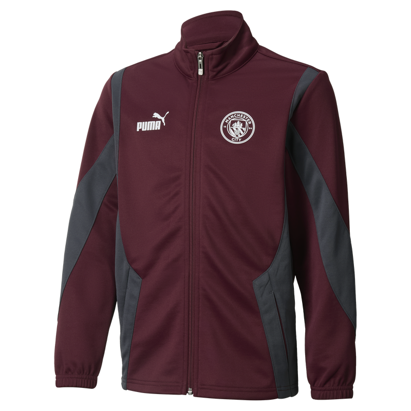 MCFC LW KIDS FTBLNRGY+ JKT - burgundy