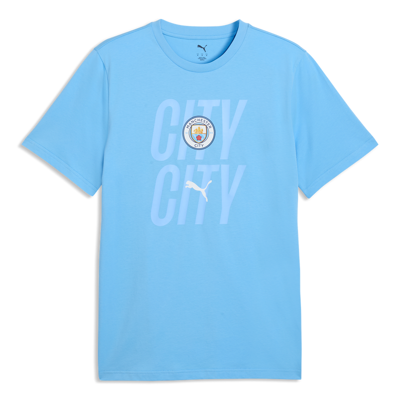 Manchester City FtblCulture T-shirt 2026/27  blauw-dewdrop - Maat 3XL van polyester voor heren  - Officiële Manchester City FC shop