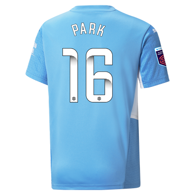 Kids Manchester City Home Shirt 21/22 with Jess Park printing