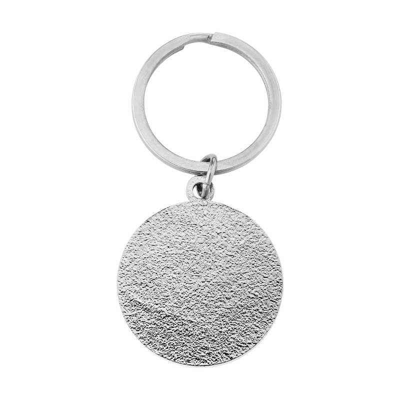 MCFC FOOTBALL CREST KEYRING - blue