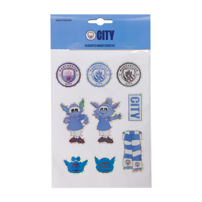 Paquete de pegatinas de la mascota del Manchester City