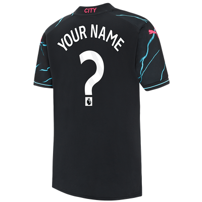 Camiseta Niño 3ª Equipación Manchester City 2023/24 con estampado personalizada