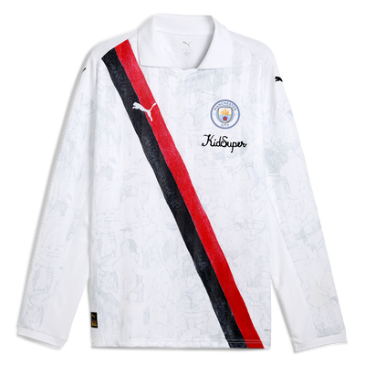 Manchester City KidSuper Retro Long Sleeve Shirt 2025/26