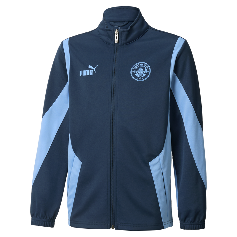 MCFC LW KIDS FTBLNRGY+ JKT - blue