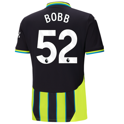 Manchester City Away Jersey 2024/25 With BOBB 52 Printing