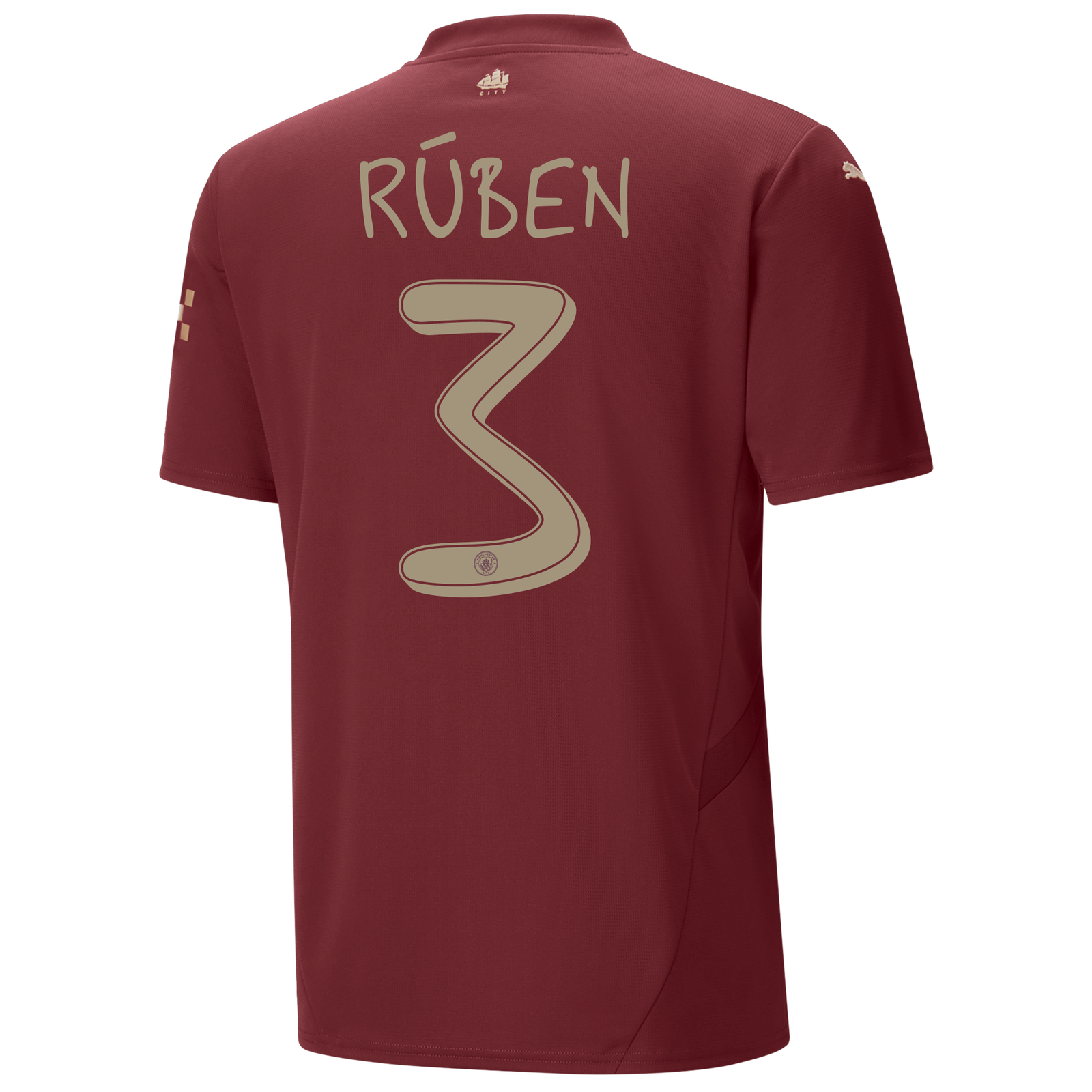 Manchester City Third Jersey 2024 25 With RUBEN 3 Printing Official Man City Store