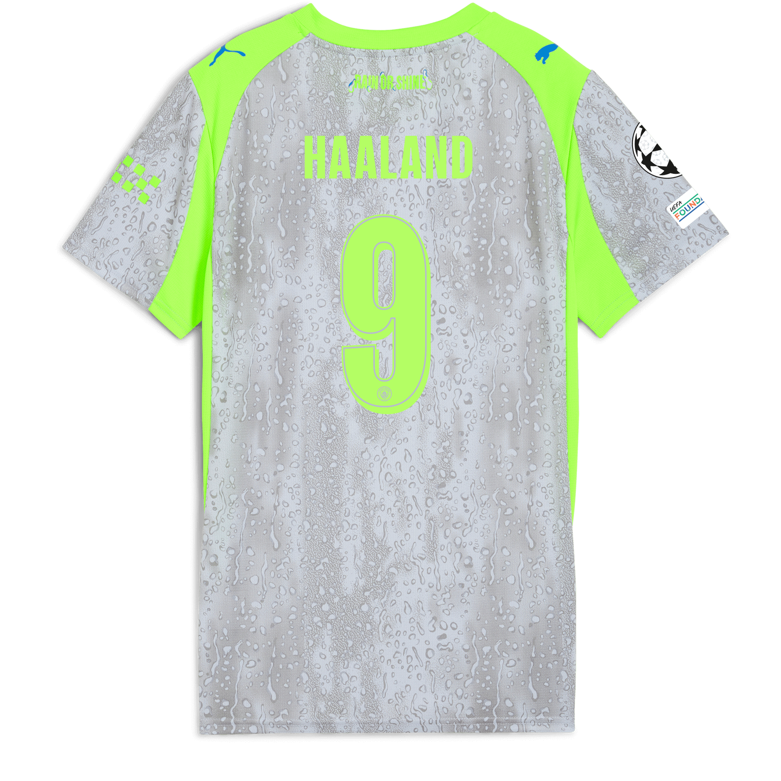 Womens' Manchester City Third Jersey 2025/26 With HAALAND 9