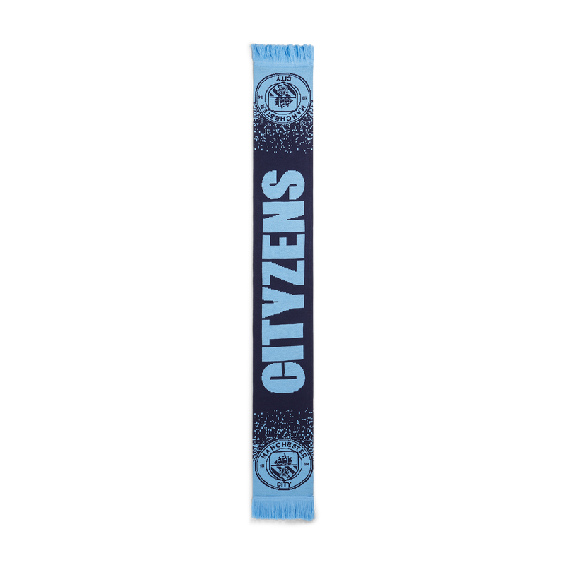 MCFC CITYZENS SPECKLE SCARF - BLUE