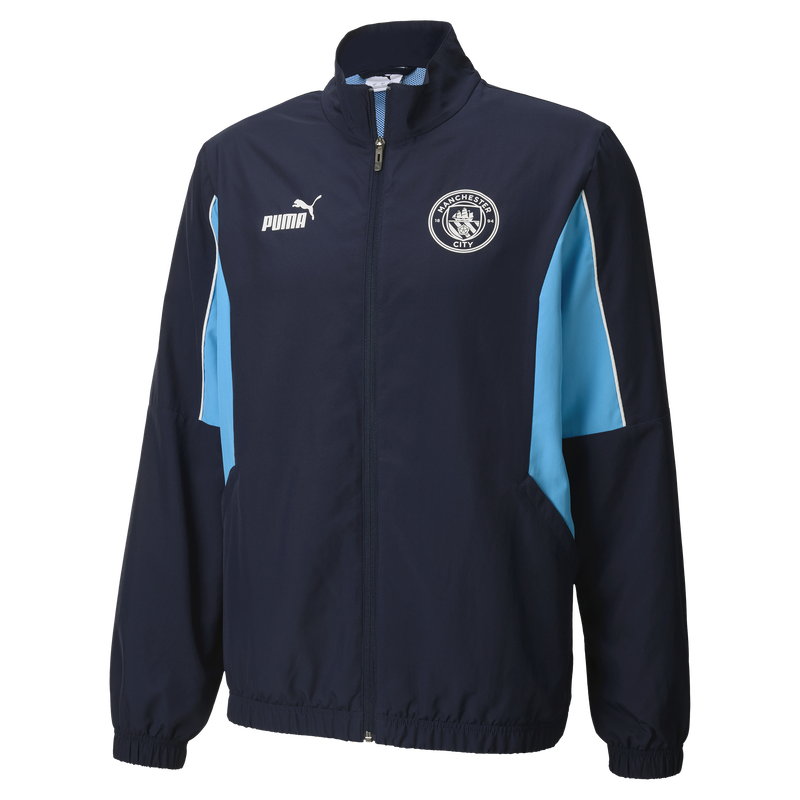Man City FtblArchive Jacket navy - Check out all Manchester City midlayers online - Official Manchester City FC store