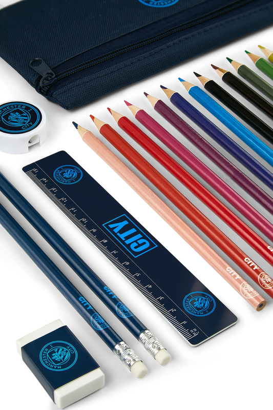MCFC FW ULTIMATE PENCIL CASE SET - navy